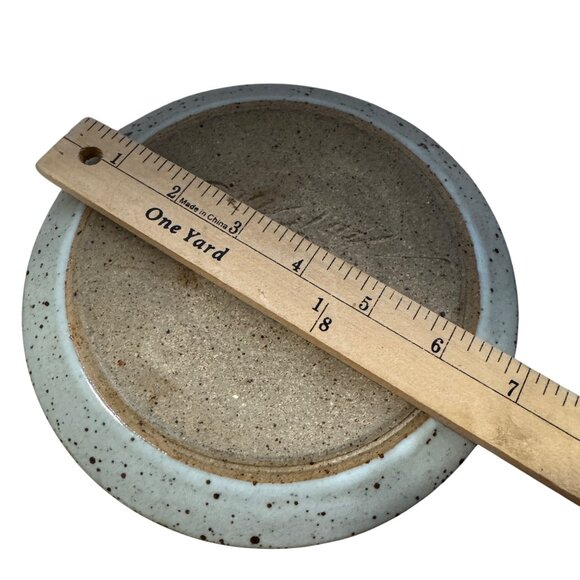 Studio Art Pottery Signed Bunny McBride Stoneware 2 Pc Jar Glazed Speckles RARE - Picture 9 of 16